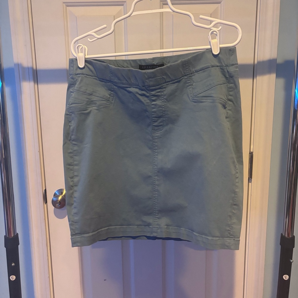 Liverpool Women's Light Blue Pencil Skirt